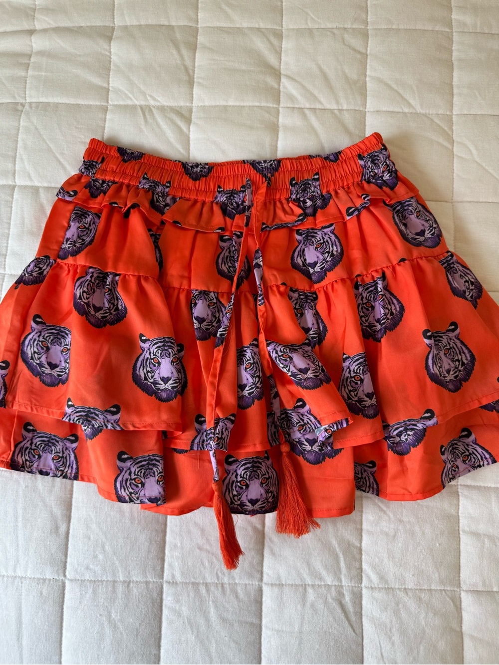 NWT Stewart Simmons The Clemson Tiered Skort